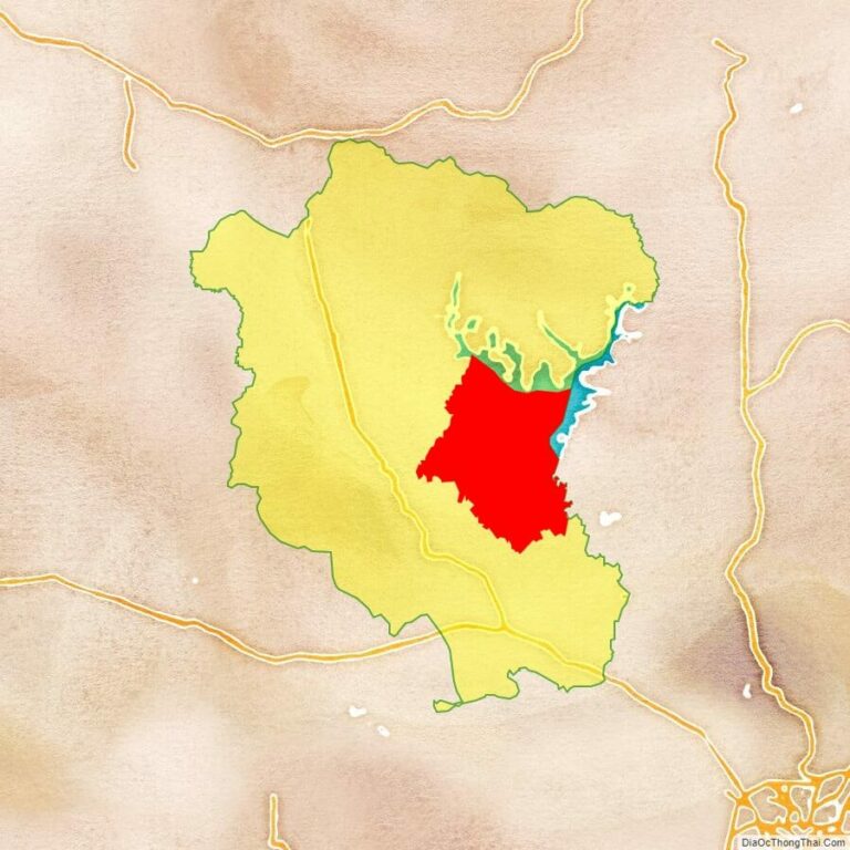 Bản đồ vị trí huyện Dương Minh Châu