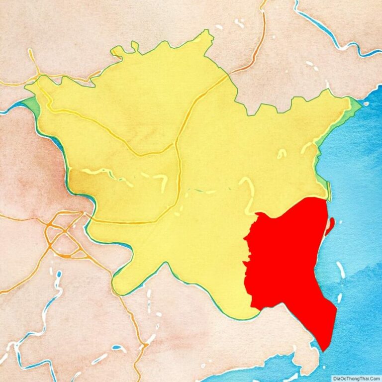 Tien Hai location map