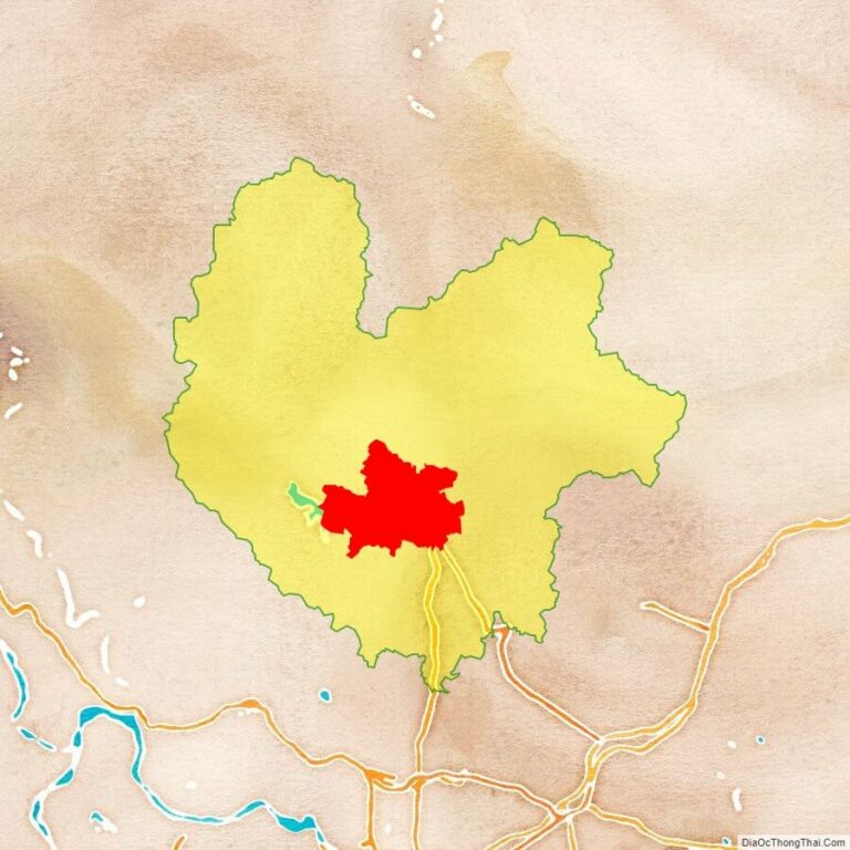 Thai Nguyen location map