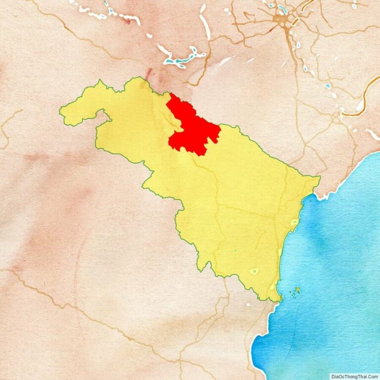 Ba Thuoc location map