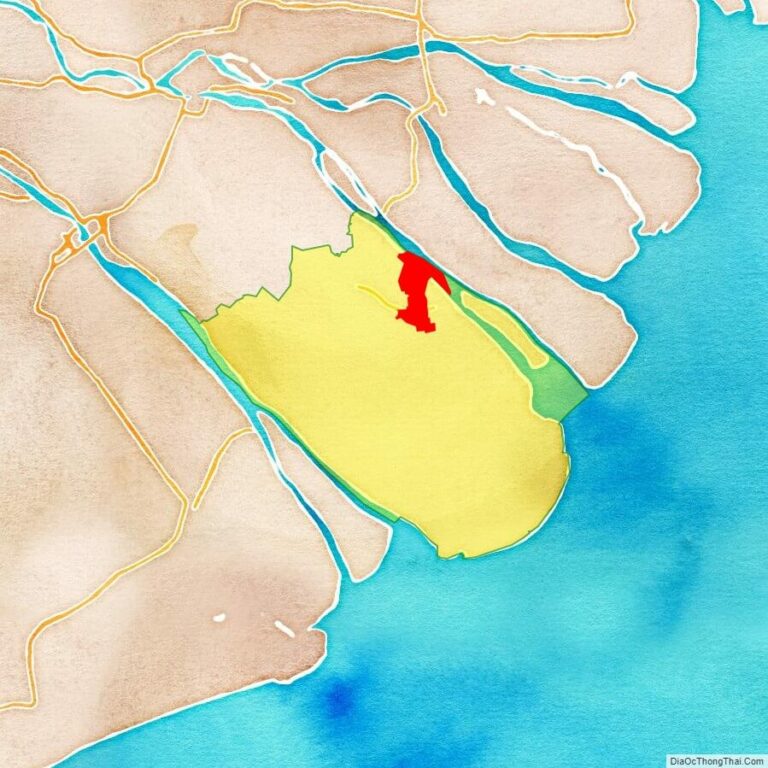 Tra Vinh location map