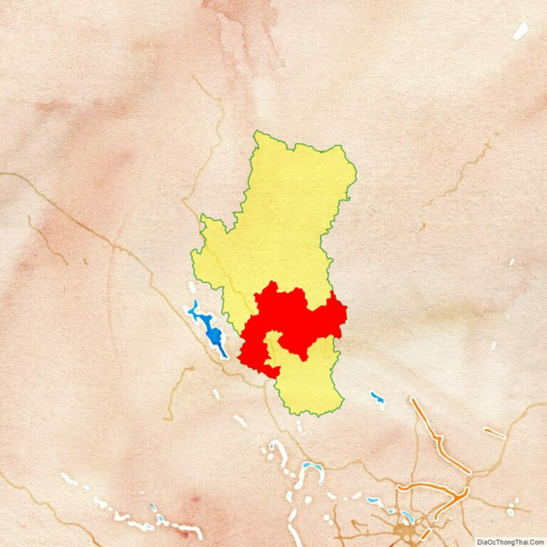 Bản đồ vị trí huyện Yên Sơn